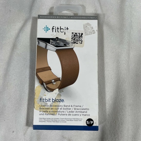 NIB $100 FITBIT [ Size Small ] Blaze Leather Smart‎ BAND ONLY in Carmel - Picture 3 of 12
